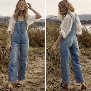 Doen Myrtle denim overall in biscay wash size 27